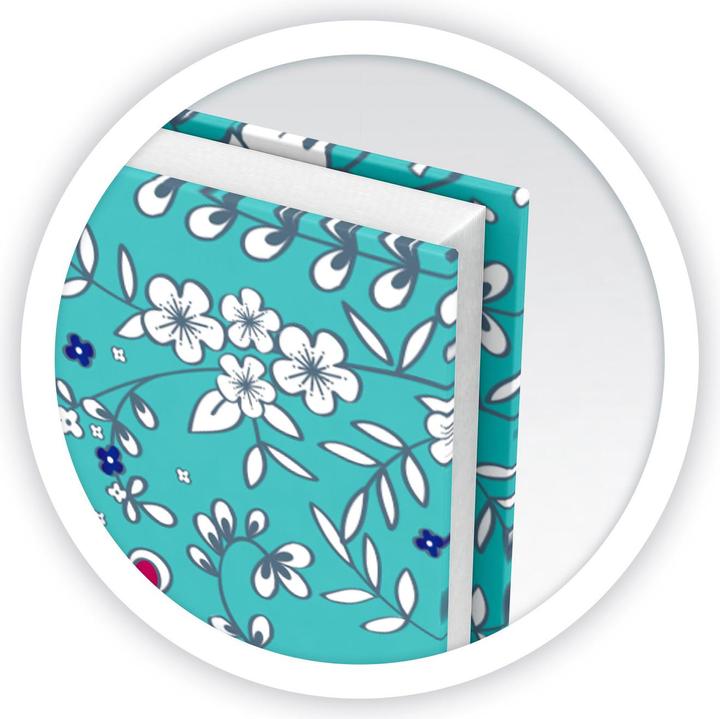 Image du produit Oxford FORME FLORAL - Livre à spirales (B5, Quadrillé, Couverture rigide)