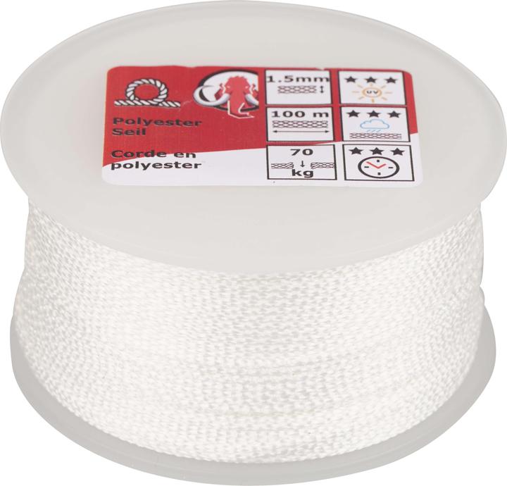 Mamutec Polyester Seil 1.5 mm 100 m (100 m)