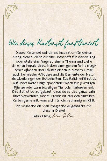 Actual product image Strassmair:Orakel-Karten-Box: Naturmome (German, Sabine Strassmair, 2024)