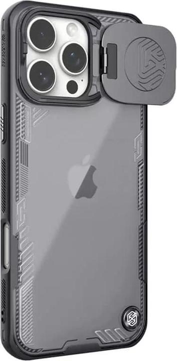 Immagine prodotto Nillkin - Iceblade Prop (without Camera Cutout) - iPhone 16 Pro - Black (Apple iPhone 16 Pro)