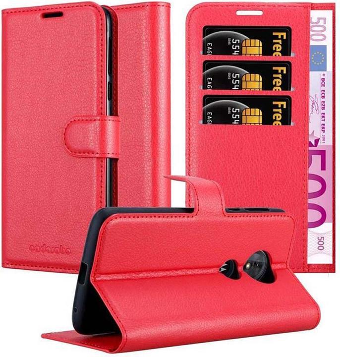 Actual product image Cadorabo Book with stand function cover (Motorola Moto E5)