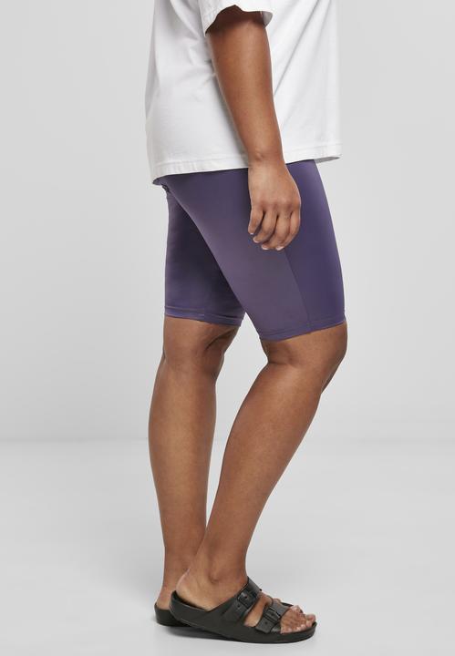 Actual product image Urban Classics Ladies Imitation Leather Cycle Shorts (XS)