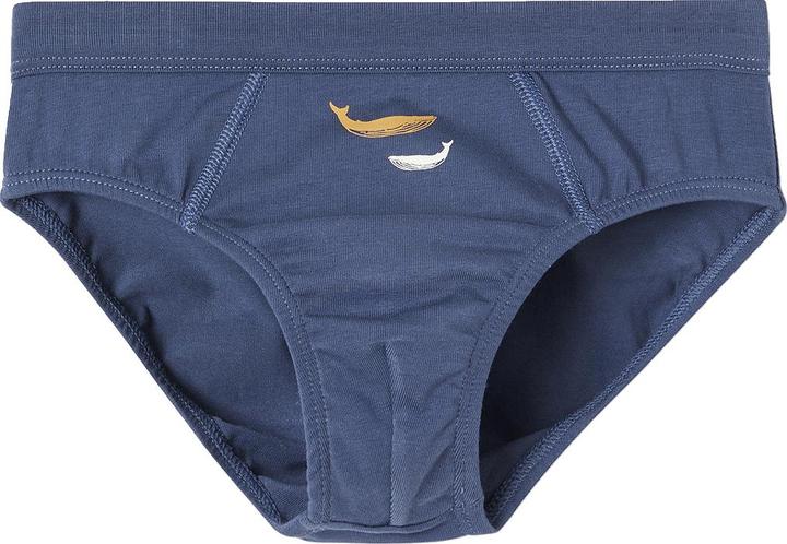 Immagine prodotto Vertbaudet Confezione da 7 slip da ragazzo in cotone biologico, balene (158, Confezione da 7)