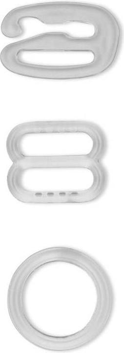 Produktbild Prym BH-Zubehör, transparent 10 mm, Karte 10 Stk., Kunststoff