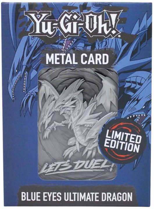 Produktbild Yu-Gi-Oh ! Blue Eyes ultimate Dragon Metal Card (Booster Pack)
