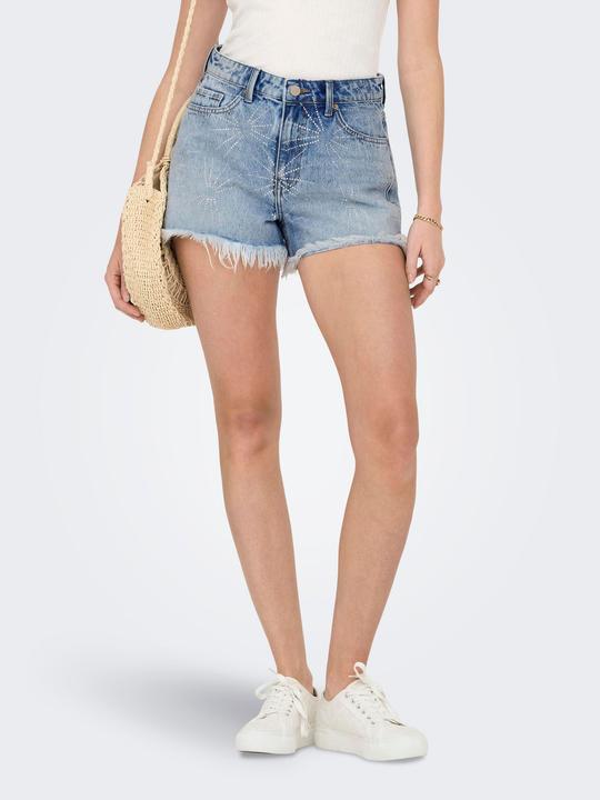 Produktbild Only ONLGABI Hohe Taille Normal geschnitten Jeans-Shorts Jeans-Shorts (S)