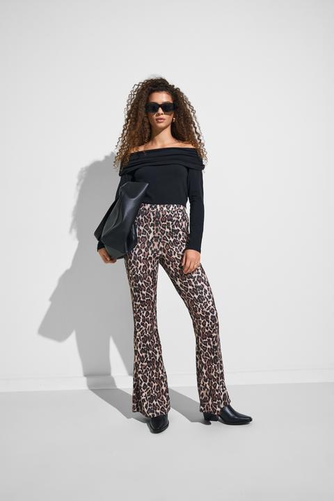 Produktbild Only Onlanna Rib Flared Aop Legging Cs Jrs (L)