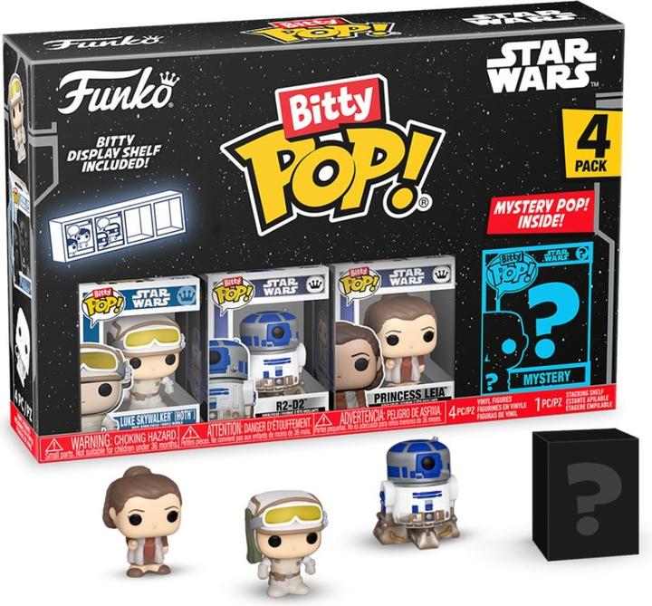Actual product image Funko Star Wars Bitty POP! Vinyl Figuren 4er-Pack Luke 2,5 cm