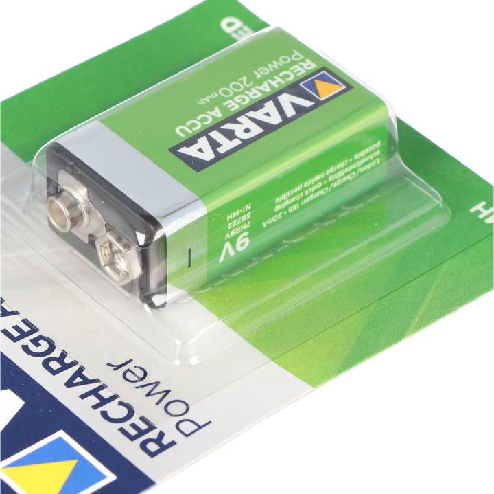 Produktbild Varta Recharge Accu Power (1 Stk., 9V Block, 200 mAh)
