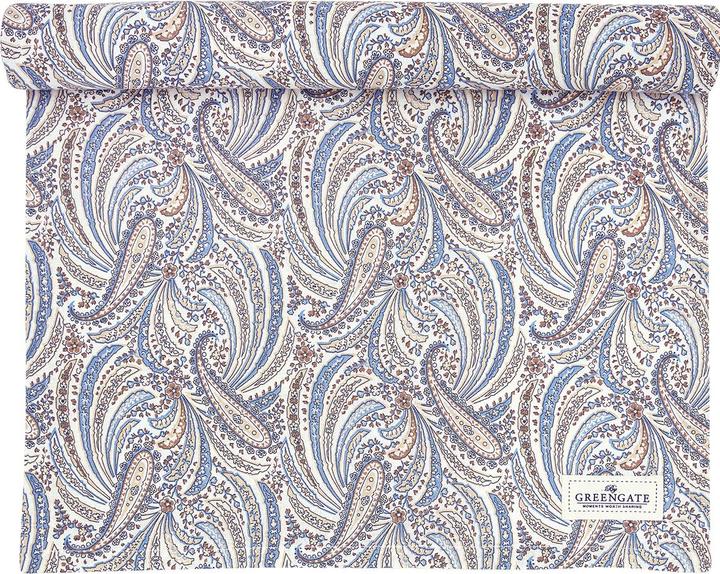 Greengate Elva Tischläufer beige 140x45cm (140 x 45 cm)