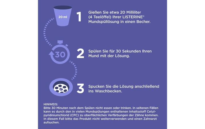 Produktbild Listerine Total Care Zahnschutz (500 ml, Mundspülung)