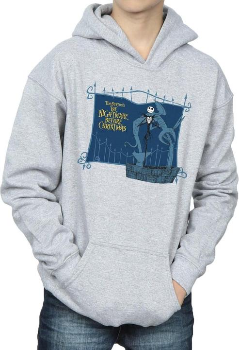 Immagine prodotto Disney Nightmare Before Christmas Jack And The Well Felpa con Cappuccio Ragazzi (128)
