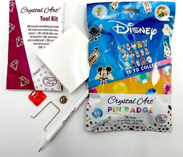 Actual product image Craft Buddy Crystal Art Pin Badge Blind Bag einzeln
