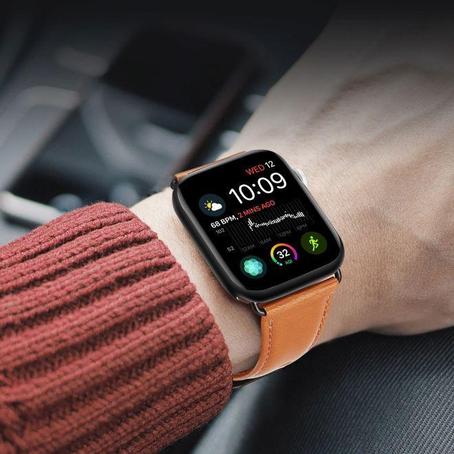 Image du produit Dux Ducis Business Series Bracelet de remplacement en cuir véritable (40 mm, 38 mm, 41 mm, Cuir véritable, Apple Watch Series 2, Apple Watch Series 3, Apple Watch Series 1, Apple Watch Series 4, Apple Watch Series 5, Apple Watch Series 6, Apple Watch Series 7, Apple Watch Series 8, Apple Watch Series 9, Apple Watch SE)