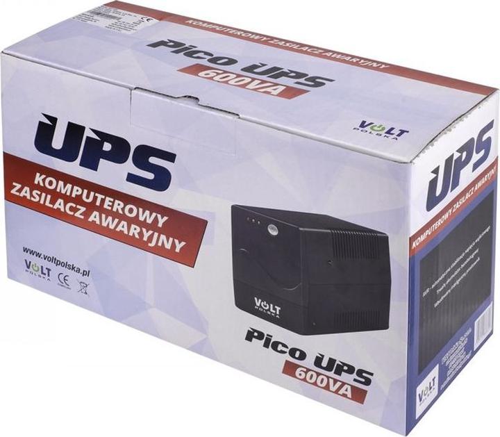Produktbild Volt Polska Zasilacz awaryjny PicoUPS 600VA/360W 7Ah (600 VA, 360 W, Line-Interaktiv USV)