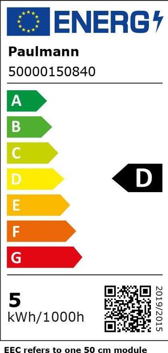 Energie-Label Paulmann Pro Strip Silver P75 (Neutralweiss, 1000 cm, Indoor)