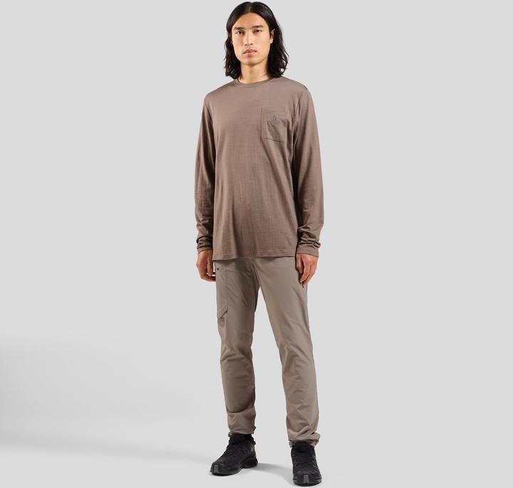 Produktbild Odlo T-shirt crew neck l/s MERINO 200 POCKET (XXL)