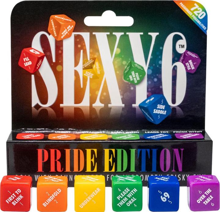 Actual product image Creative Conceptions Sexy 6 Dice - Pride Edition (Dice games)