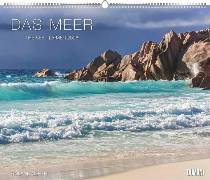 Image du produit Das Meer 2026 - Natur-Fotografie von Roland Gerth - Wandkalender 60 x 50 cm - Spiralbindung (Français, Anglais, Allemand)