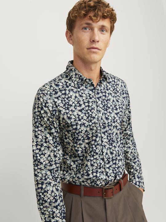 Produktbild Jack & Jones Jprblaleeds Print Dobby L/S Shirt Ln (S)