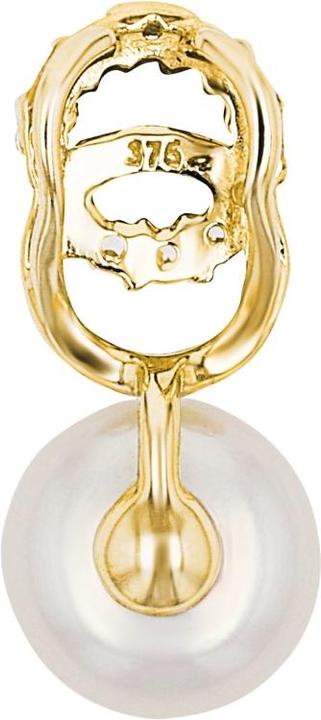 Produktbild Amor Anhänger für Damen, Gold 375, Zirkonia synth., Süsswasserzuchtperle (Gold 375, 9 ct)