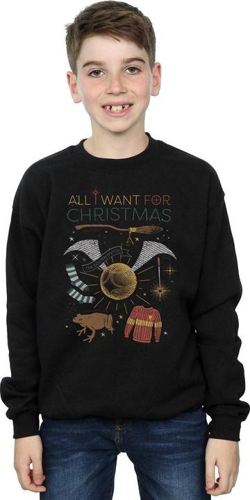 Actual product image Boys All I Want For Christmas Sweatshirt (152, 158)