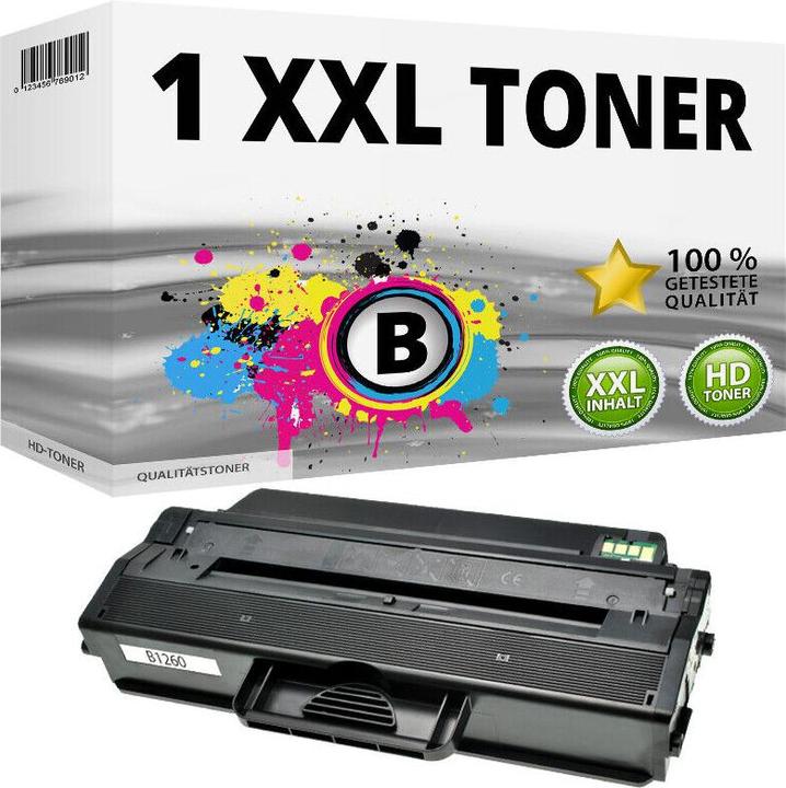 Actual product image Druckfuxx 1x XXL TONER für DELL B1260 B1265DFW B1265DNF Toner-Kartusche DRYXV 59
