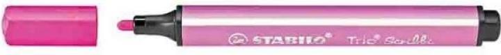 Produktbild STABILO Trio Scribbi Gefederter Dreikant-Filzstift (Rosa, 1 x)