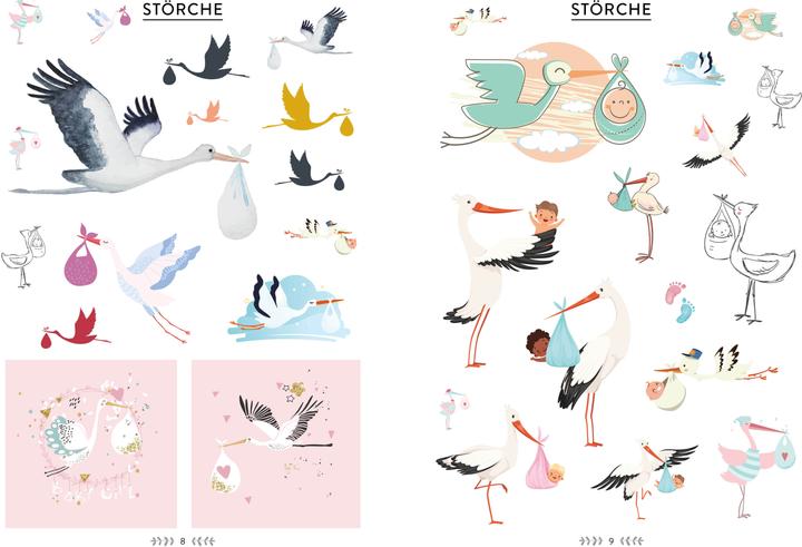 Immagine prodotto Bullet Journal Sticker Book Hello Baby: 750 adorabili detti ed elementi decorativi per la nascita