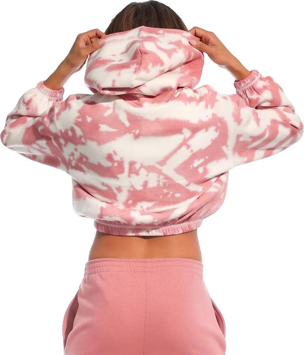 Actual product image Light and Shade Womens/Ladies Tie Dye Crop Hoodie (M)
