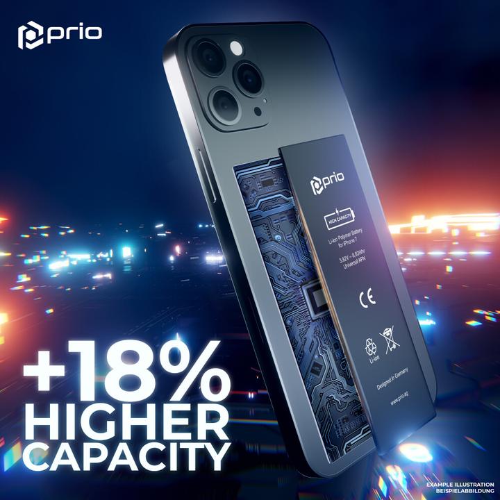 Immagine prodotto prio Hochleistungsakku für iPhone 7 (2310 mAh) - Universal APN -