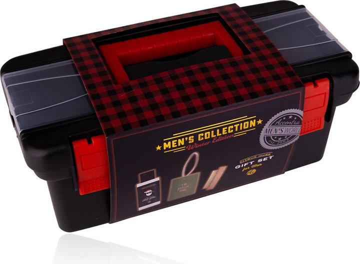 Produktbild Accentra Geschenkset für Männer MEN'S COLLECTION WINTER EDITION im Werkzeugkoffer (Manicure set)