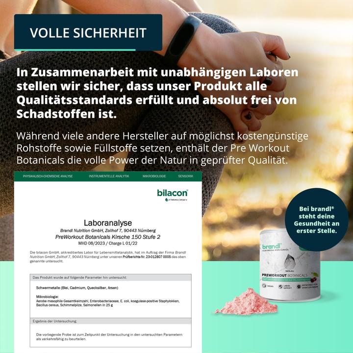Produktbild Brandl-Nutrition Pre Workout (Kirsche, 1 Stk., 150 g)