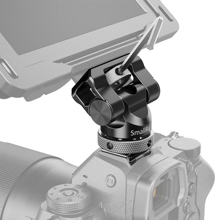 Actual product image SmallRig Swivel and Tilt Monitor Mount with Cold Shoe (Monitor Accessories)