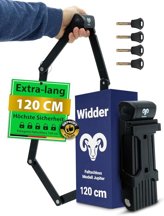 Actual product image Widder Folding lock Jupiter (120 cm)