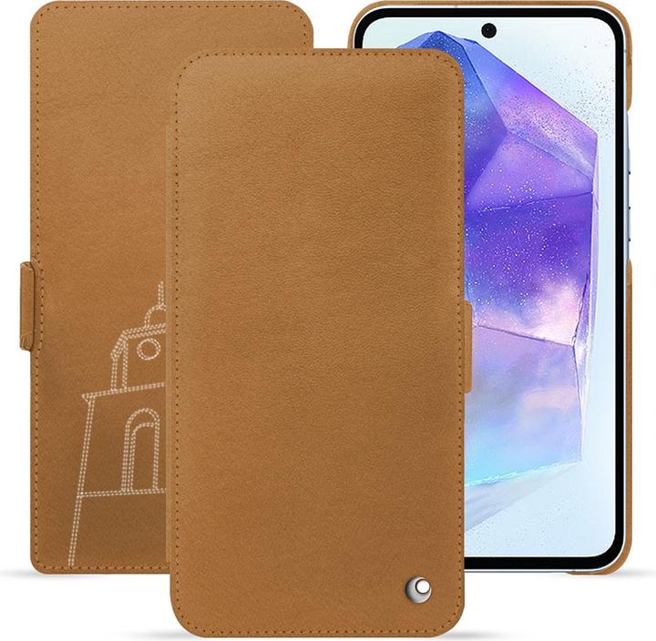 Actual product image Noreve Horizontal leather flap shell (Samsung Galaxy A55)