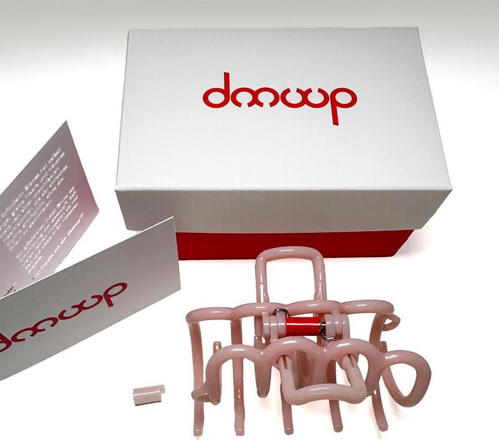 Actual product image Doouup Soft rosé hair clip