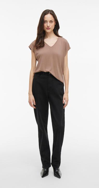 Actual product image Vila V-neck top with short sleeves (S)