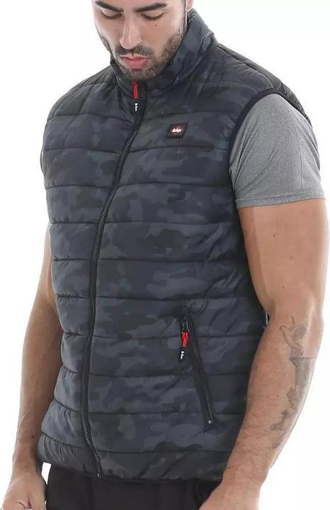 Actual product image Lee Cooper Mens Camo Padded Gilet (XL)