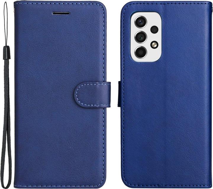 Cover-Discount Galaxy A53 5G - Leder Etui Hülle dunkelblau (Samsung Galaxy A53 5G)