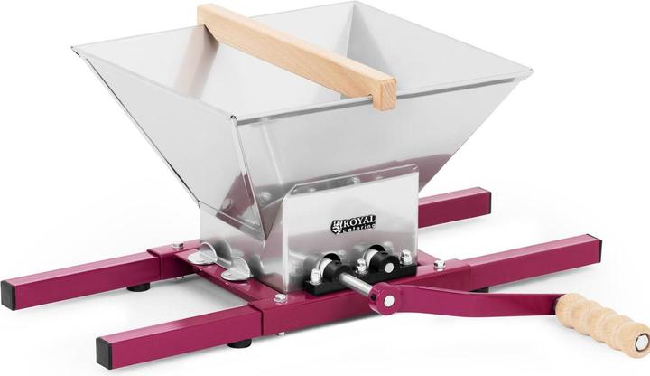 Produktbild Royal Catering Manuelle Obstmühle Obsthäcksler Obstmuser Traubenmühle Obstschredder 7 l