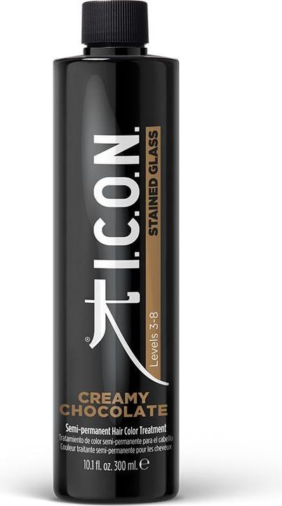 I.C.O.N. STAINED GLASS CREAMY CHOCOLATE semi-permanent levels 3-8 300 (3-8)