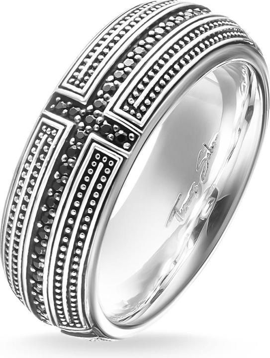 Produktbild Thomas Sabo Bandring Kreuz Pavé (48, 925 Silber)