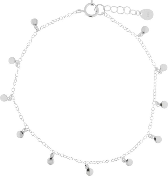 Actual product image Leyda Bangle Plaquettes (18 cm, Silver 925)