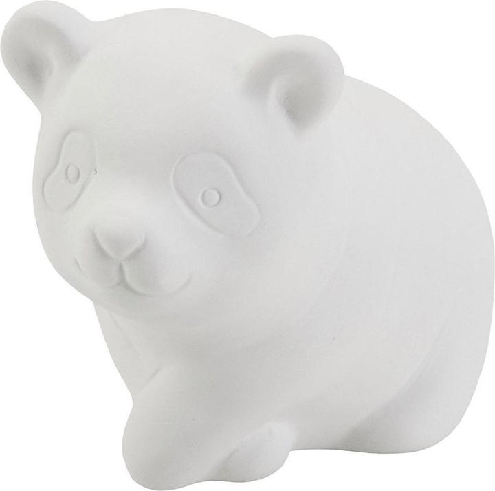 Immagine prodotto Creativ Company Salvadanaio in terracotta con animale panda (9 x 7 x 9 cm)