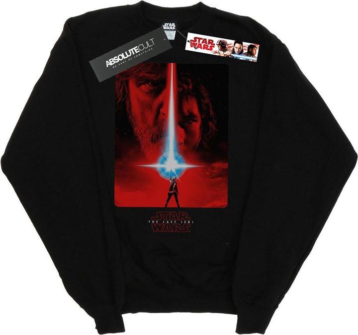 Actual product image Star Wars Boys The Last Jedi Red Poster Sweatshirt (140, 146)