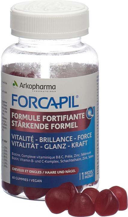 Actual product image Arkopharma Forcapil Gummies Haare und Nägel (60 Piece, Gummies, 192 g)