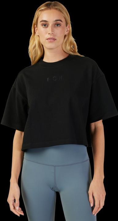 Image du produit Fox Tee 23 Wordmark Os Crop Blk S (S)