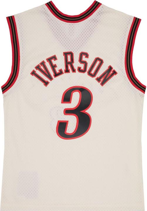 Produktbild Mitchell & Ness NBA Philadelphia 76ers Allen Iverson Off White Team Color Swingman Trikot Herren (XL)