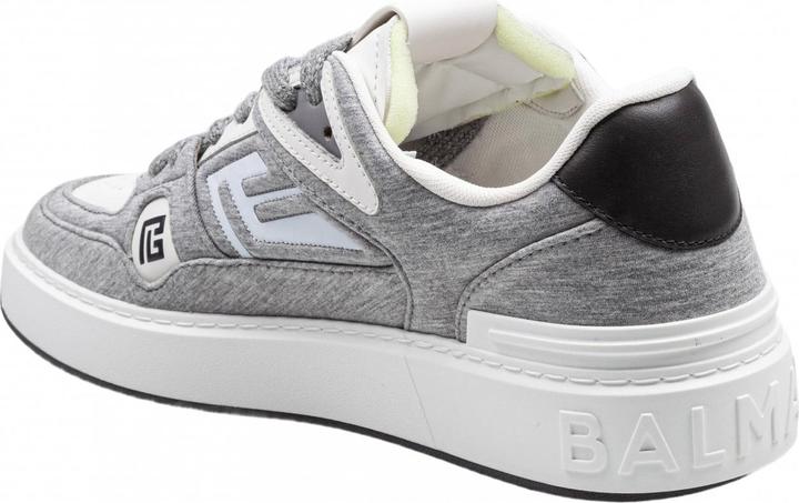 Image du produit Balmain b-court sneakers in pile and leather color grey (42)